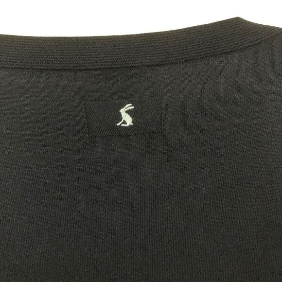 JOULES Womens Boat Neck Jumper Sweater UK 14  Navy Blue Embroidered Rabbit - Picture 5 of 5